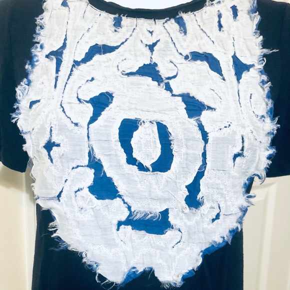 ❤️CLEARANCE🌺NWOT Tory Burch 💯 linen top - Picture 7 of 14